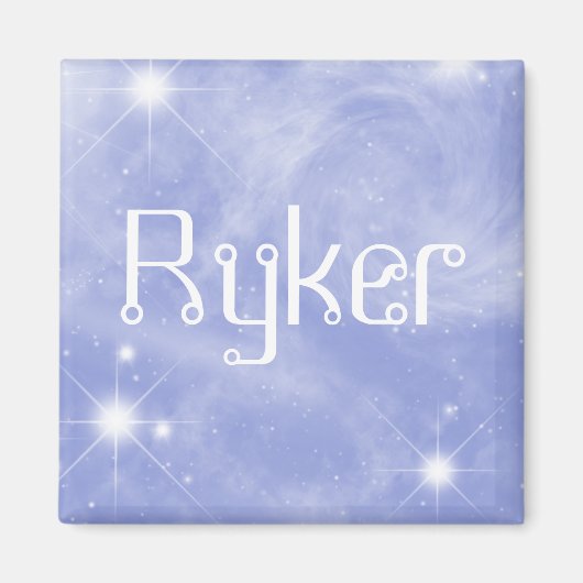 Ryker Starry Name Magnet (Vorne)
