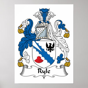 Ryle Familienwappen Poster