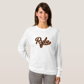 Ryle High School Ladys Script Fashion Sweatshirt T-Shirt (Vorne ganz)