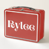 Rylee Metall Brotdose (Vorderseite)