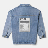 Rylee Nutrition Information Problem lösen hartes W Jeansjacke (Rückseite)