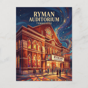 Ryman Auditorium Tennessee Postkarte