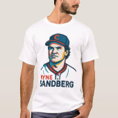 Ryne Sandberg Portrait T-Shirt (Vorderseite)