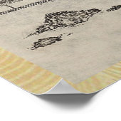 ryoanji garden, kyoto japan 1700 poster (Ecke)