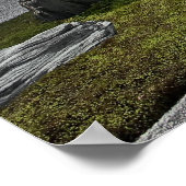 Ryogen in Temple Garden - Kyoto Japan Poster (Ecke)