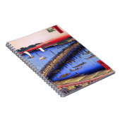 Ryōgoku Brücke und der große Riverbank (両国橋大川ばた) Notizblock (Rechte Seite)