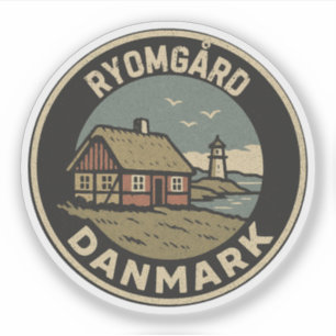 Ryomgård, Dänemark Danmark Aufkleber