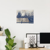 Rysselberghe - Die Fischereiflotte Poster (Heimbüro)