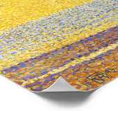 Rysselberghe - Große Wolken Poster (Ecke)