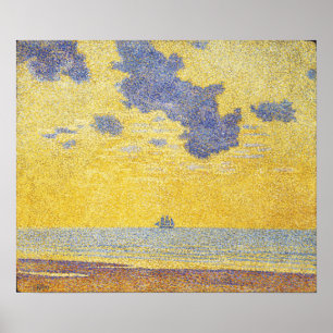 Rysselberghe - Große Wolken Poster