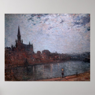 Rysselberghe - Heiligkreuzkirche Mitternacht Poster