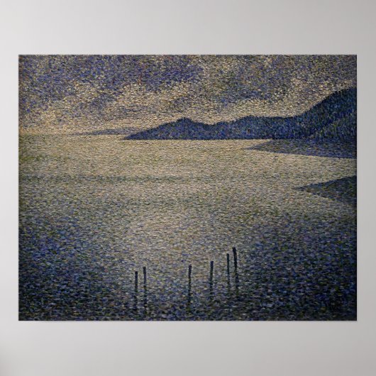 Rysselberghe - Küstenlandschaft 1892 Poster (Vorne)