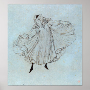 Rysselberghe - Loie Fuller 1893 Poster