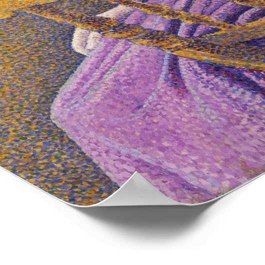 Rysselberghe - Maria Sethe 1891 Poster (Ecke)