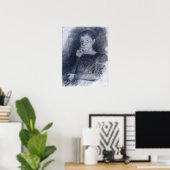 Rysselberghe - Portrait von Augustine de Rothmaler Poster (Heimbüro)