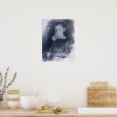 Rysselberghe - Portrait von Augustine de Rothmaler Poster (Küche)