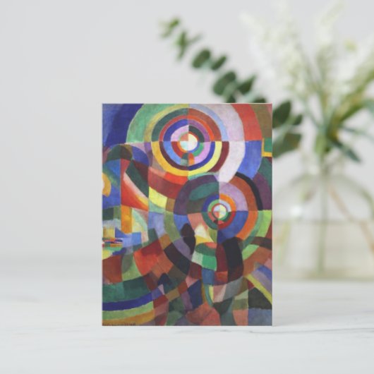 Rythm von Robert Delaunay Postkarte (Stehend Vorderseite)
