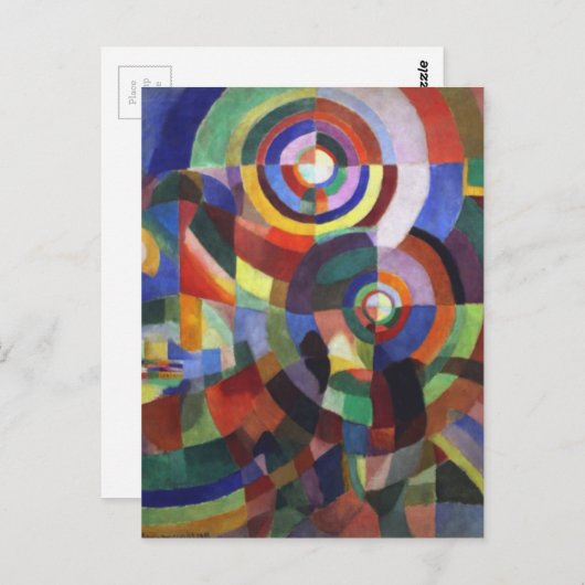 Rythm von Robert Delaunay Postkarte (Vorne/Hinten)