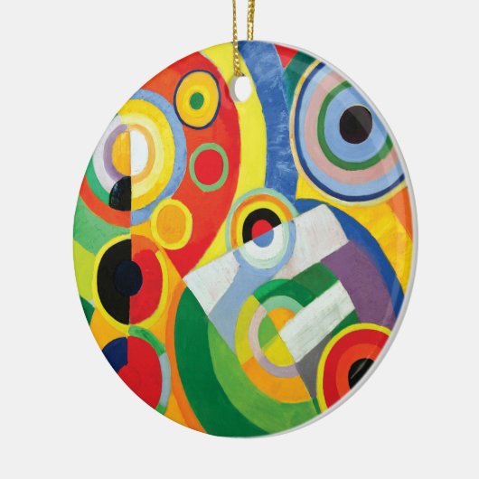 Rythme Joie de Vivre durch Robert Delaunay Keramik Ornament (Links)