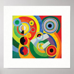 Rythme Joie de Vivre durch Robert Delaunay Poster
