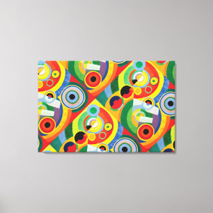 Rythme Joie de Vivre von Robert Delaunay Leinwand 