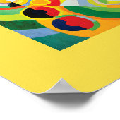 Rythme Joie de Vivre von Robert Delaunay Poster (Ecke)