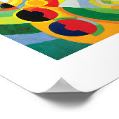 Rythme Joie de Vivre von Robert Delaunay Poster (Ecke)