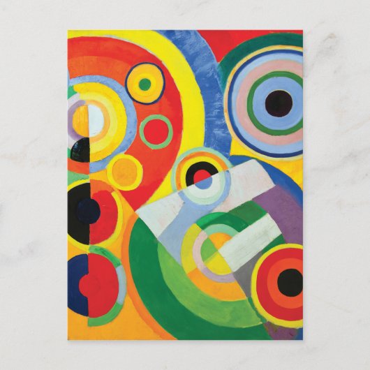 Rythme Joie de Vivre von Robert Delaunay Postkarte (Vorderseite)