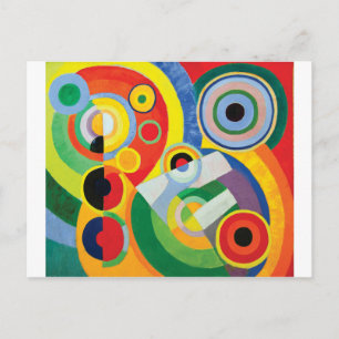 Rythme Joie de Vivre von Robert Delaunay Postkarte
