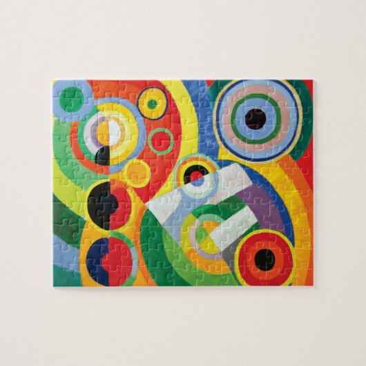 Rythme Joie de Vivre von Robert Delaunay Puzzle (Horizontal)
