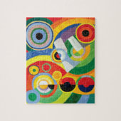 Rythme Joie de Vivre von Robert Delaunay Puzzle (Vertikal)