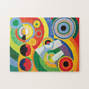Rythme Joie de Vivre von Robert Delaunay Puzzle