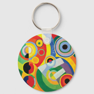 Rythme Joie de Vivre von Robert Delaunay Schlüsselanhänger
