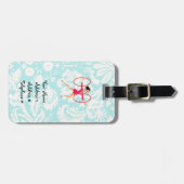 Rythmic Gymnastics Hoops Gepäckanhänger (Vorderseite horizontal)