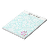 Rythmic Gymnastics Ribbon Notizblock (Rotiert)