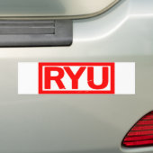 Ryu Briefmarke Autoaufkleber (Auf Auto)