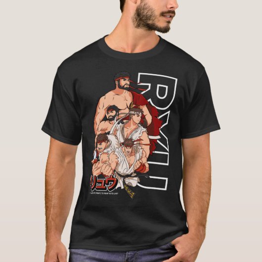 Ryu Freund Familie T-Shirt (Vorderseite)