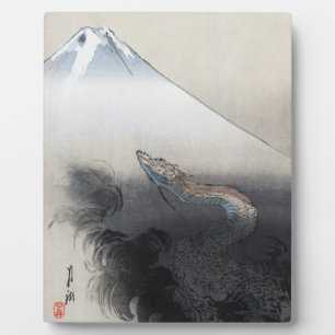 Ryu Shoten Mt. Fuji & Drache von Ogata Gekko Fotoplatte