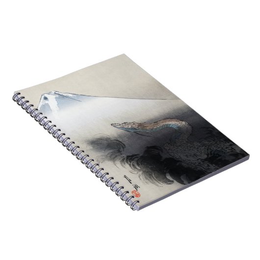 Ryu Shoten Mt. Fuji & Dragon von Ogata Gekko Notizblock (Rechte Seite)