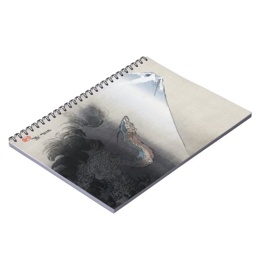 Ryu Shoten Mt. Fuji & Dragon von Ogata Gekko Notizblock (Linke Seite)