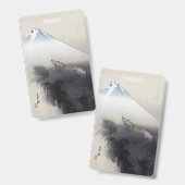 Ryu Shoten über Fuji, Japan Ausweis (Vorder- & Rückseite)