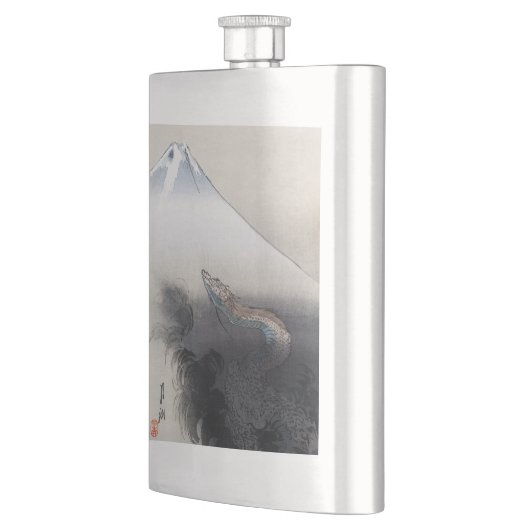 Ryu Shoten über Fuji, Japan Flachmann (Links)