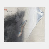 Ryu Shoten über Fuji, Japan Fleecedecke (Vorderseite (Horizontal))