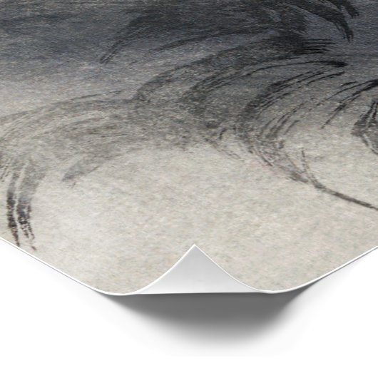 Ryu Shoten über Fuji, Japan Poster (Ecke)