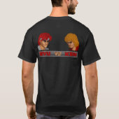 RYU VS KEN LOGO SCHWARZ OHNE HINTERGRUND T-Shirt (Rückseite)