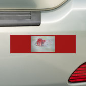 Ryukin Goldfish Acrylmalerei Autoaufkleber (Auf Auto)