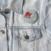 Ryukin Goldfish Acrylmalerei Button (Beispiel)