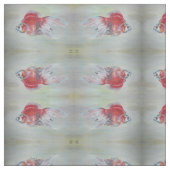 Ryukin Goldfish Acrylmalerei Stoff (Muster)