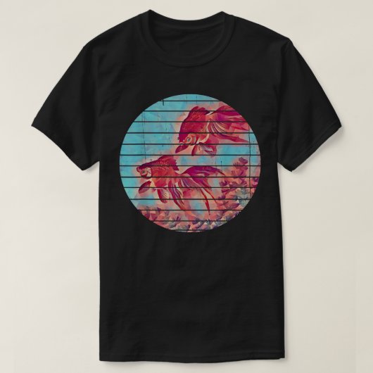 Ryukin Goldfish Japan Japanese Art T-Shirt (Design vorne)