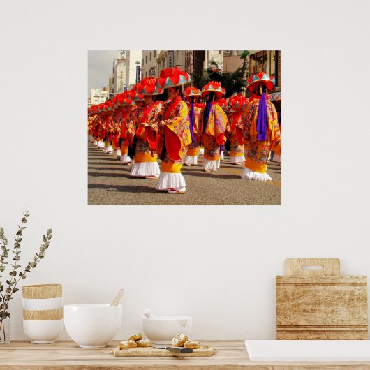 Ryukyu Dance Foto Poster (Küche)